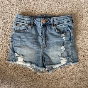 American Eagle Outfitters Super Stretch Curvy Hi-Rise Shortie Size 2 Shorts